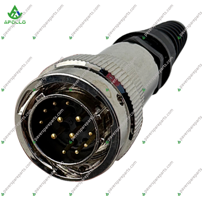 Side view of Apollo 12-pin Bayonet Plug showing locking mechanism