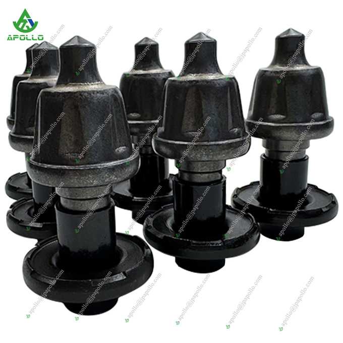 側 view of Apollo A7/20 milling cutter showing precision geometry