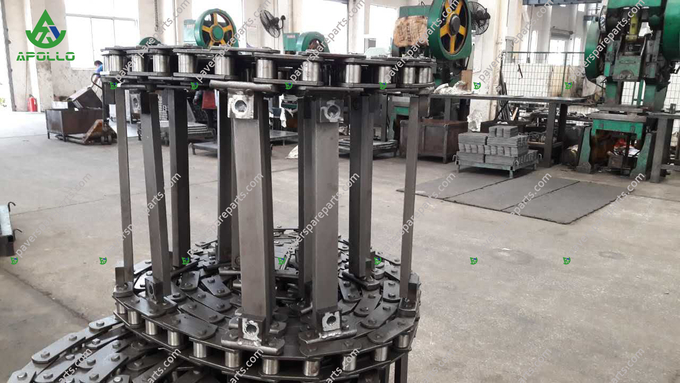 APOLLO ADC0456 Conveyor Chain for AP60C アスファルト 舗装材 - 側 View